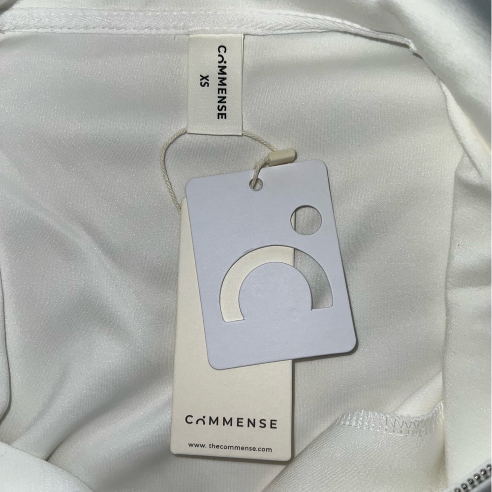 Commense White Straight-Leg Pants - Picture 8 of 14